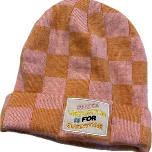 LGBTQ beanie checker beanie Pride hat
